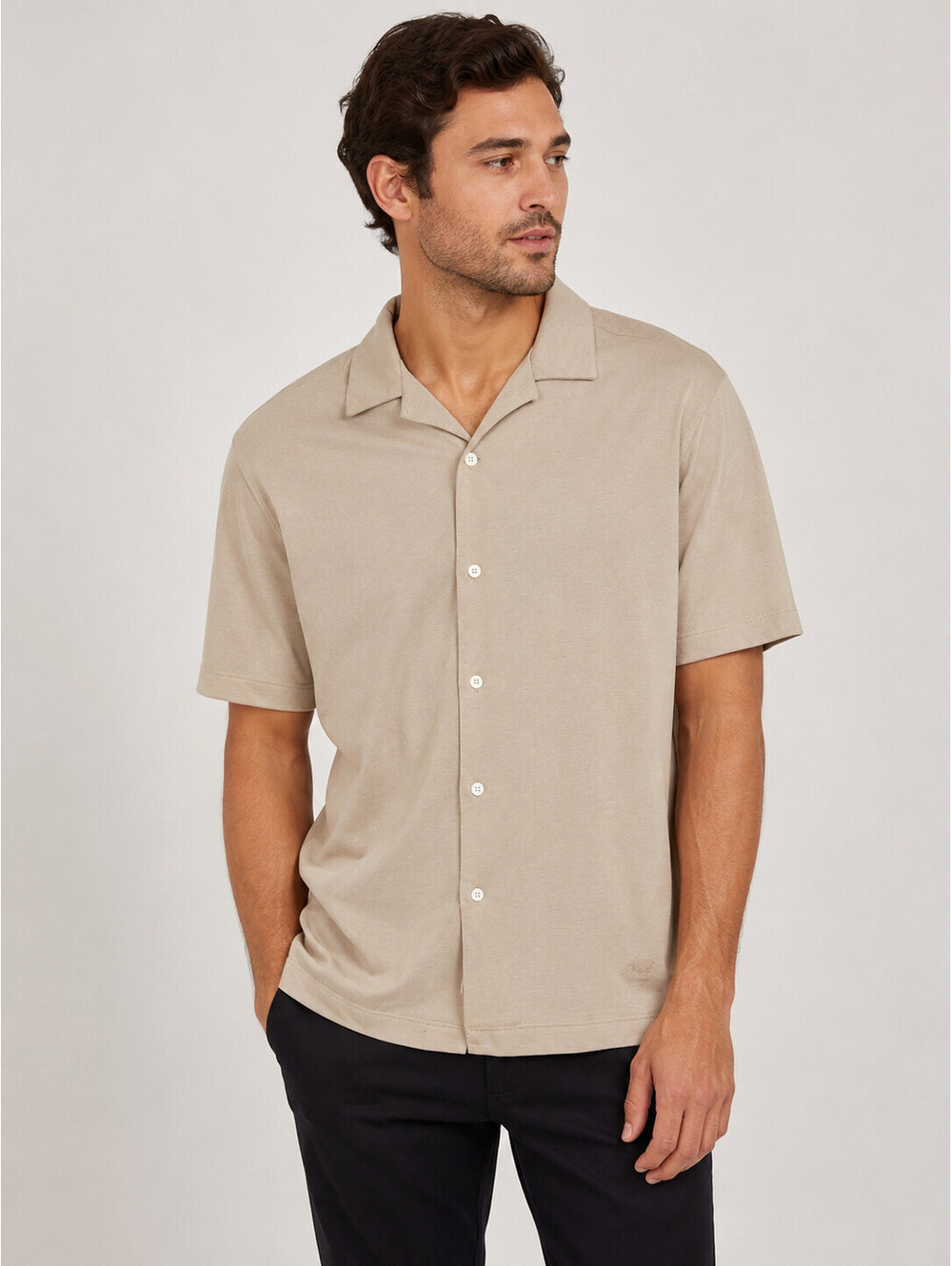 Porter & Ash Size Men's Large Modal Blend Button Down Shirt